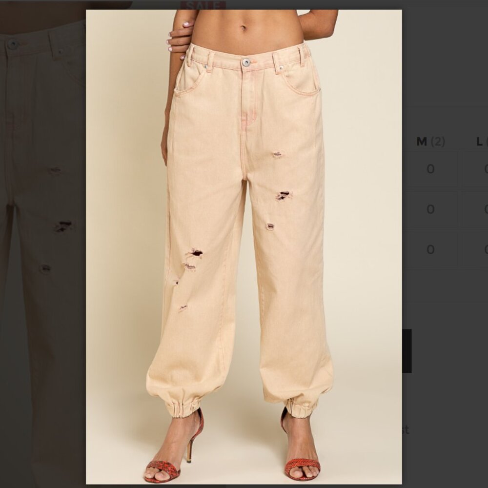 POL distressed jogger pants